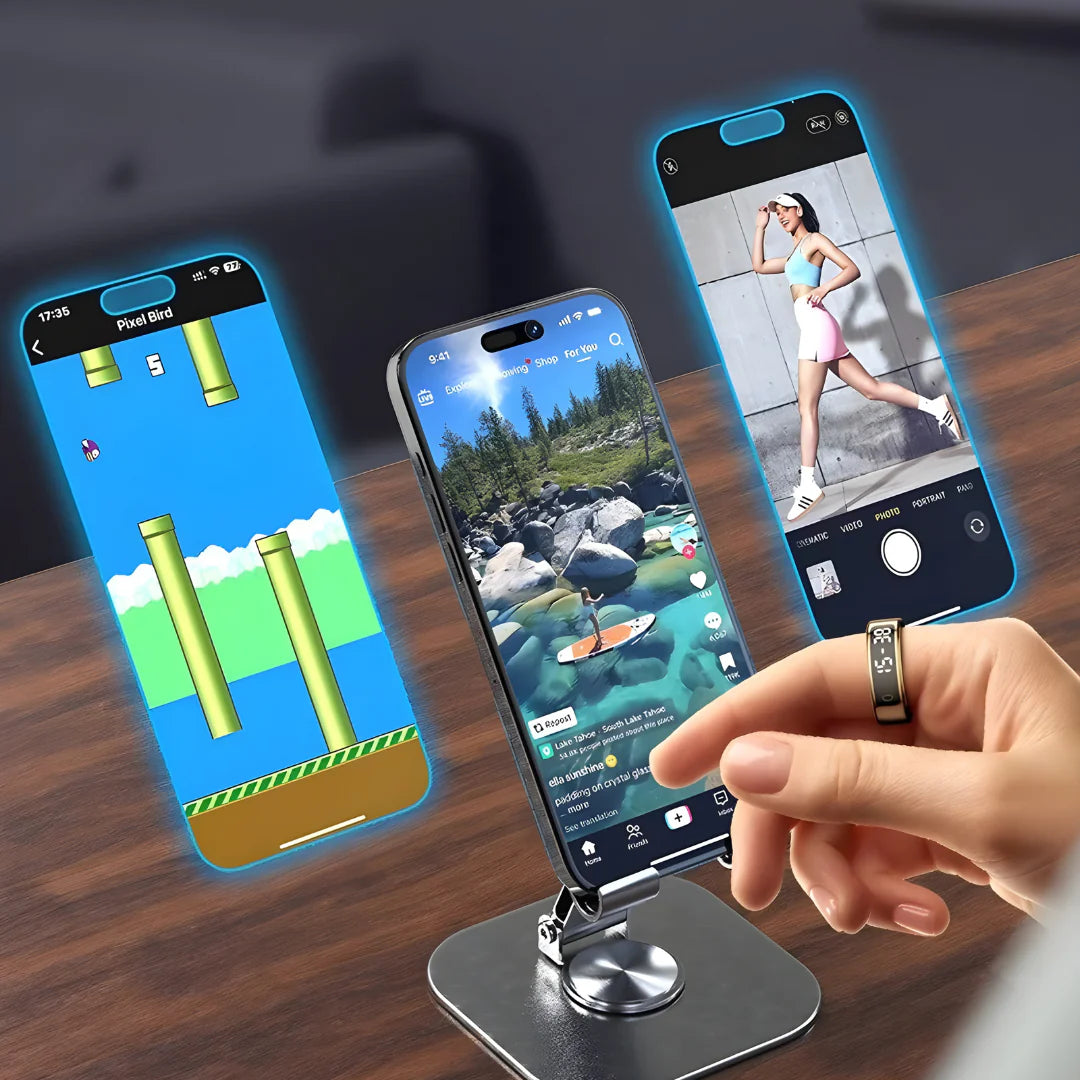 💍 Bague Connectée Étanche 🌧️ Suivi Santé & Sommeil – Modes Multi-Sport pour Hommes & Femmes 📊 Compatible