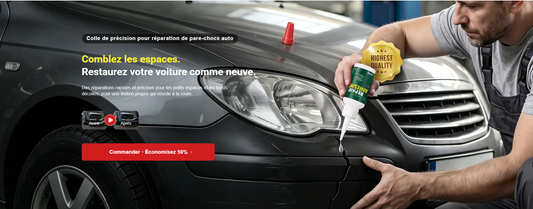 polyvalente pour la réparation des pare-chocs de voiture ( Un acheté = Un offert )