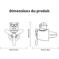Diffuseur d’Arômes Voiture à Hélice Ours Pilote