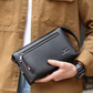 Sac à main en cuir pratique pour hommes