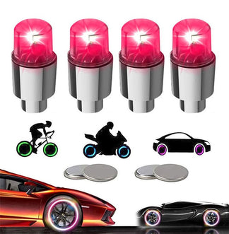 valves LED lumineuses pour roues ( 12 PIECES)