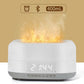 Diffuseur à effet flamme 400mL – Humidificateur, enceinte Bluetooth & réveil LED