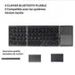 Clavier Bluetooth pliable avec pavé tactile