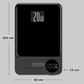 power bank (batterie externe) 20W avec affichage numérique du pourcentage de charge.