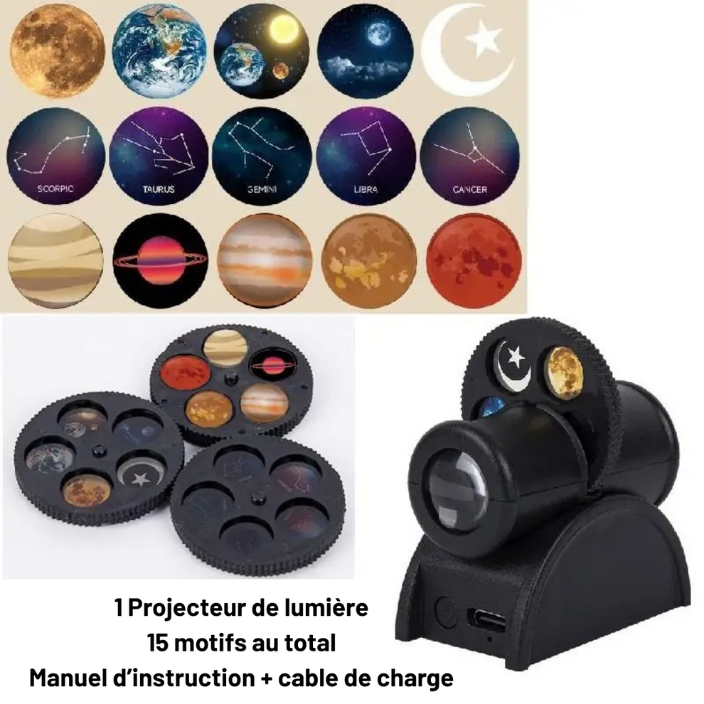 Projecteur de lumière étoilée de haute précision pour salon, chambre à coucher, bureau, balco