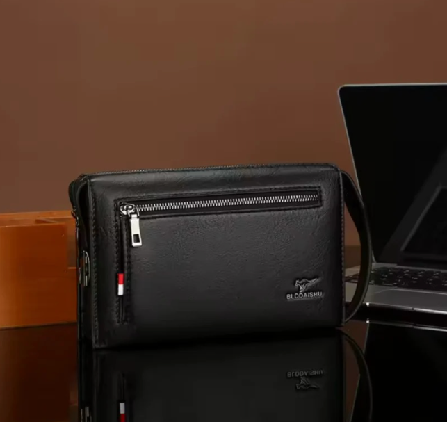 Sac à main en cuir pratique pour hommes