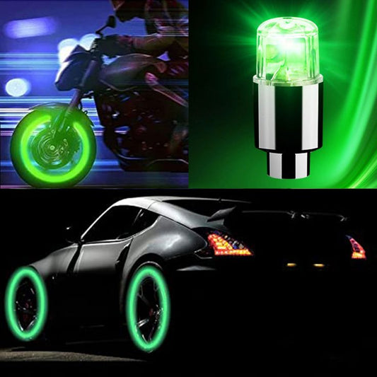 valves LED lumineuses pour roues ( 12 PIECES)